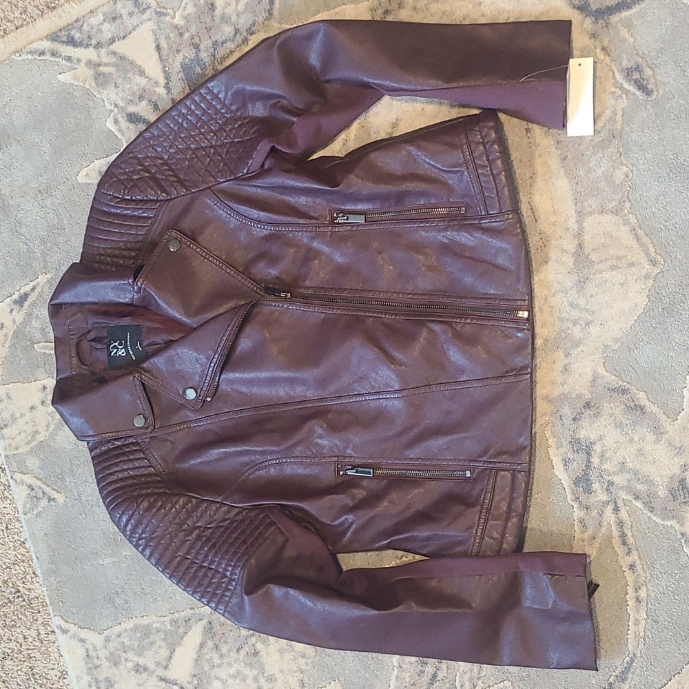 Fuax leather jacket